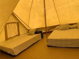 Camping Playa El Terrón interior de glamping